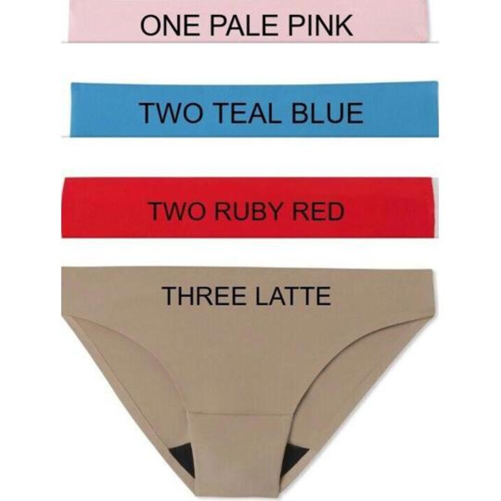 8 PAIR RUBY BLISS BUNDLE LEAK PROOF PERIOD PROTECTION PANTIES VARIETY WOMEN 3XL